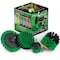 Drill Brush Power Scrubber By Useful Products 5 in W 5 in L Brush, Green G-S-E42O-QC-DB - alternate 1